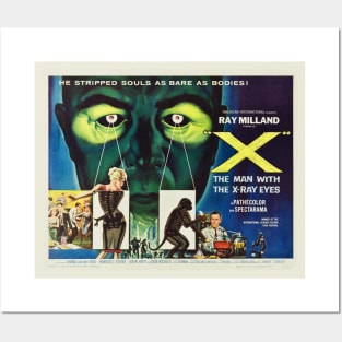 The Man with the X-Ray eyes Posters and Art